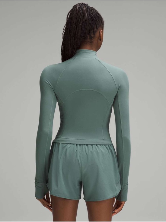 Lululemon Its Rulu Run Cropped Half Zip Size 8 - Picture 9 of 13
